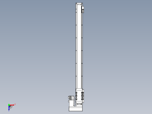 滚珠丝杠直线轴内置导轨TPA-GCR-50-1210C-L650-MR-M10-N3俯视缩略图