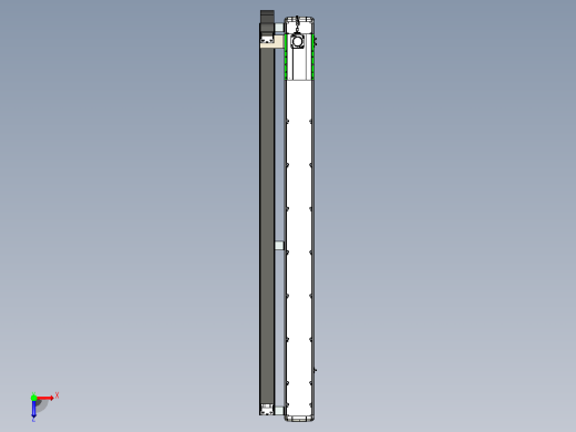MFM14-BC-400W-1500L齿轮齿条模组MFM14 最大负载88KG俯视缩略图