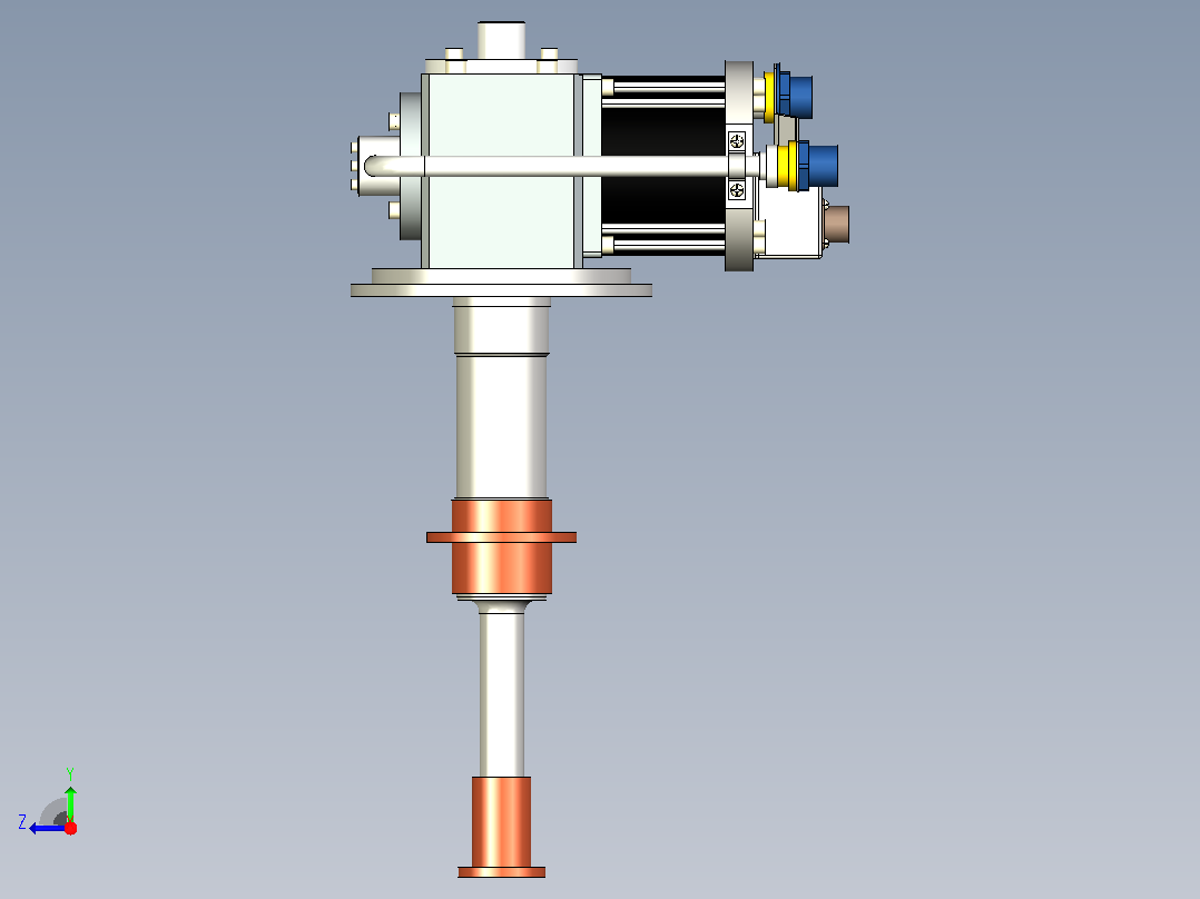 RDK-205D 4K 0.5W容量冷头低温冷却器右视图