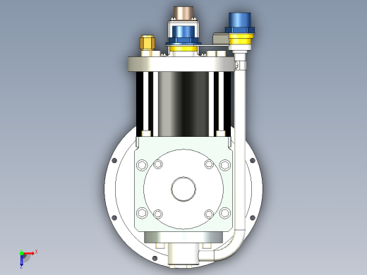 RDK-205D 4K 0.5W容量冷头低温冷却器俯视缩略图