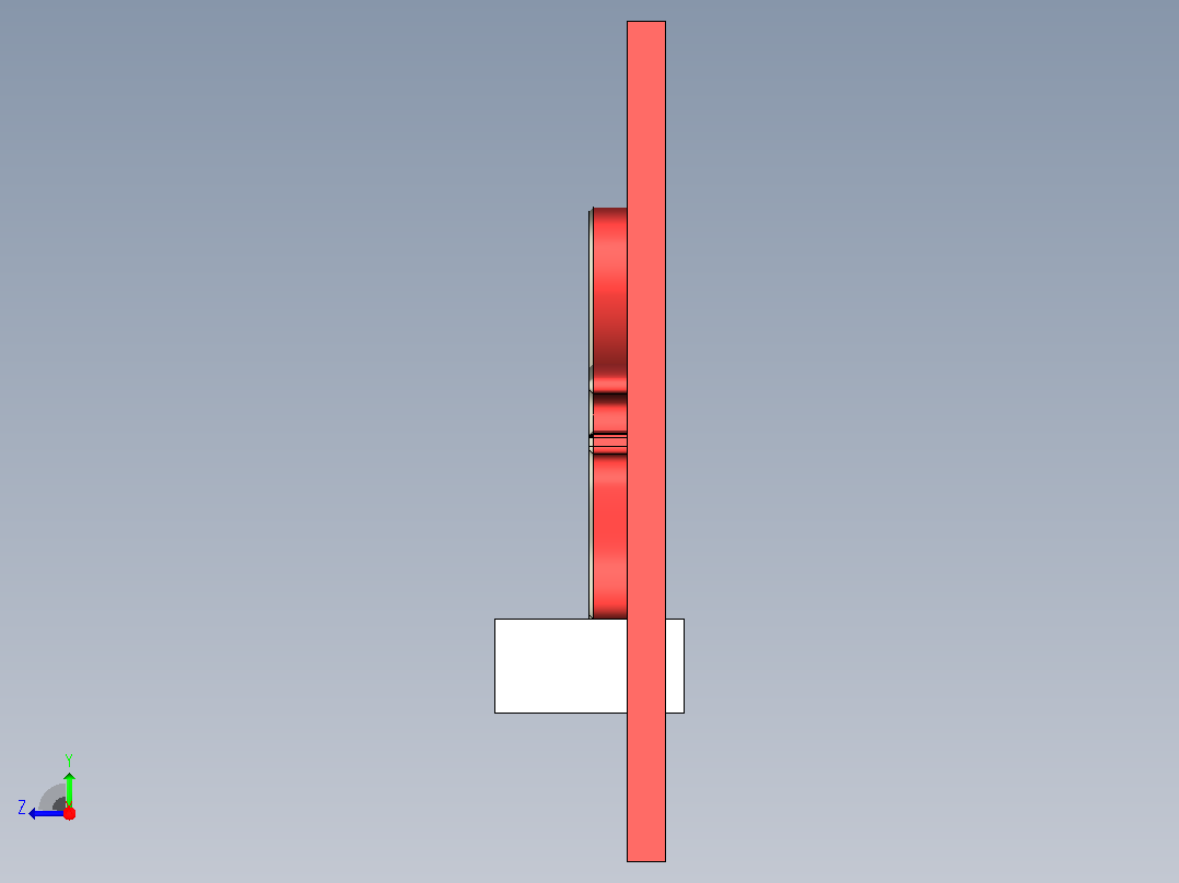 DS Solid Works标志右视图