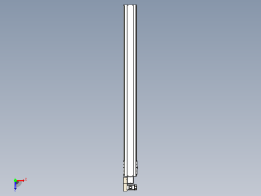 皮带直线轴半封闭可选导轨TPA-HNB-220D-176-L2450-ML-Y-P1K-N3俯视缩略图