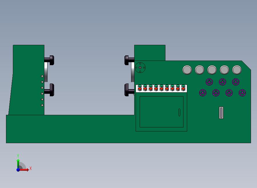 A39-液压阀门试验台前视图
