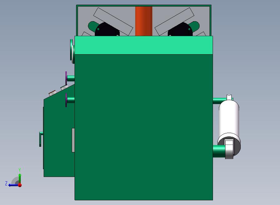 A39-液压阀门试验台右视图