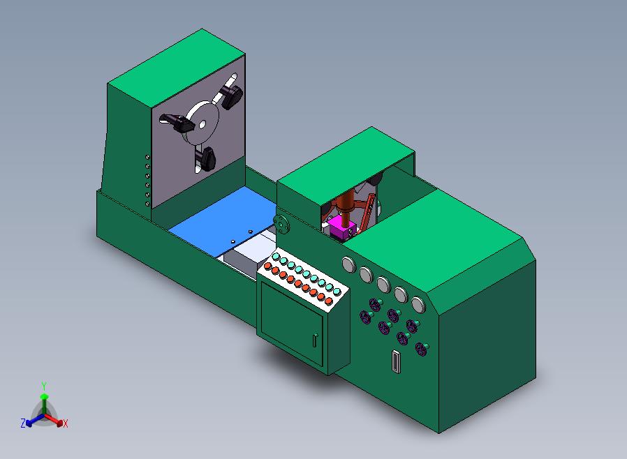 A39-液压阀门试验台正等轴测图