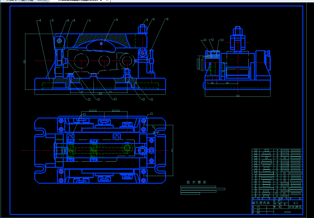 机械毕业设计-0062-工艺夹具-基于普通机床的后托架及夹具的设计开发（钻、镗、铣共4套夹具）