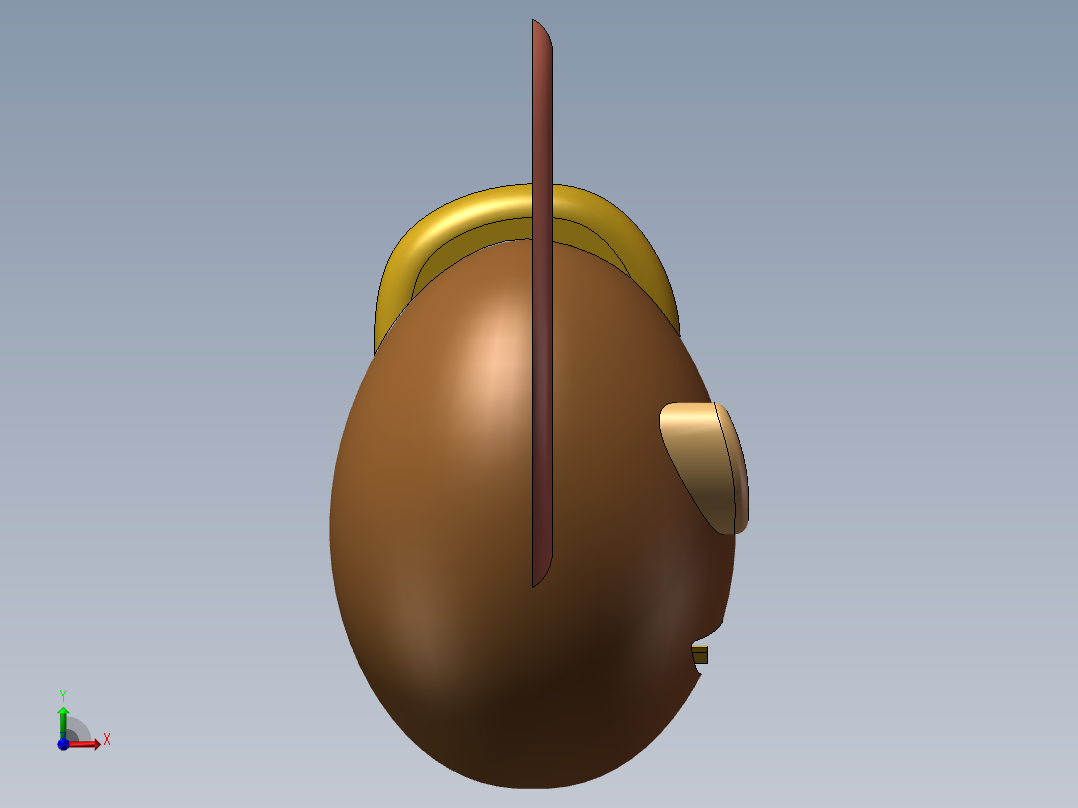 奇葩怪异奥特曼（头）前视图
