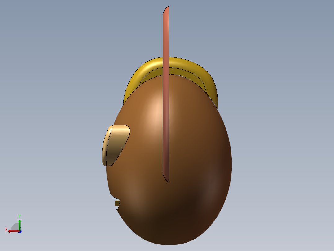 奇葩怪异奥特曼（头）后视图