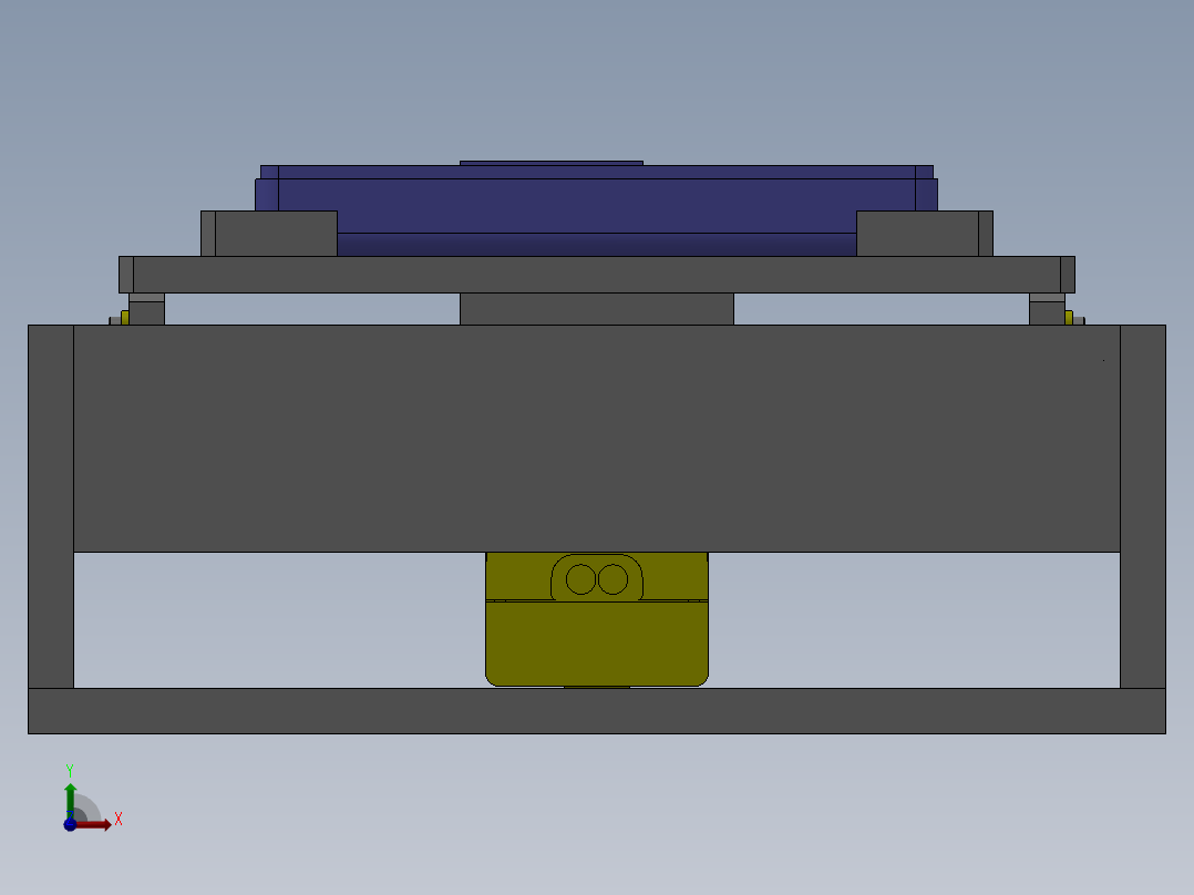 M23多点位置滑动组件前视图