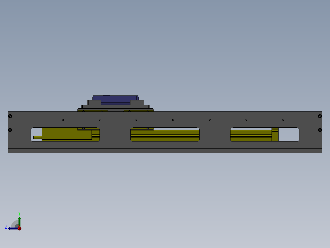 M23多点位置滑动组件右视图