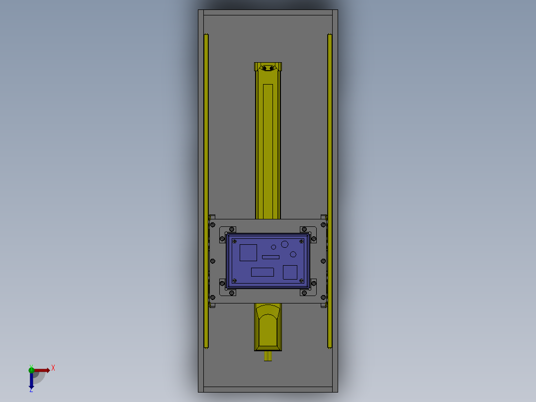 M23多点位置滑动组件俯视图