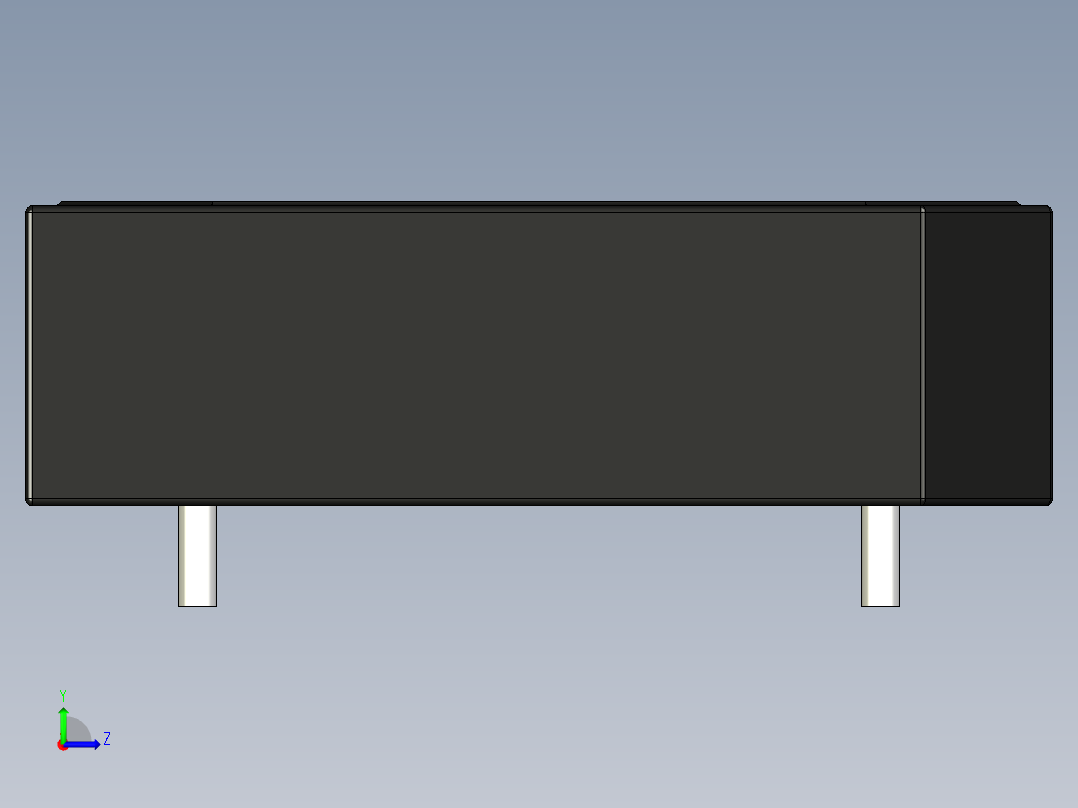 桥式整流器-GBPC-W_Max_Size_Low_Profile左视图