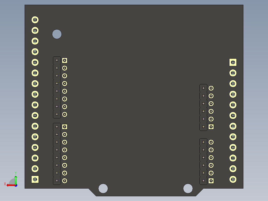 Arduino Screw Shield I后视图