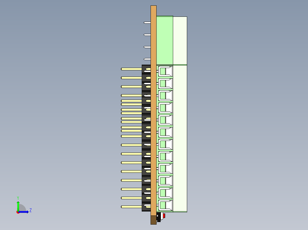 Arduino Screw Shield I左视图