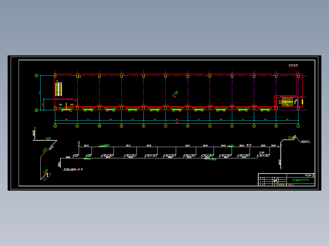 某主厂房采暖通风空调图纸
