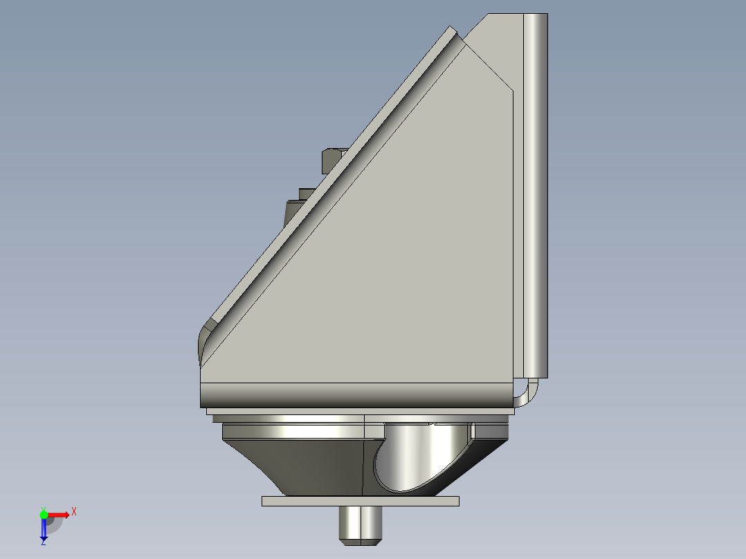 支撑减震俯视图