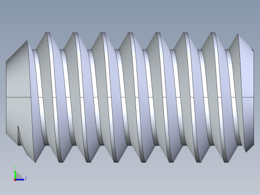 UNC 平头紧定螺钉-UNC SET SCREW 3-48 x 0.187.STEP左视缩略图