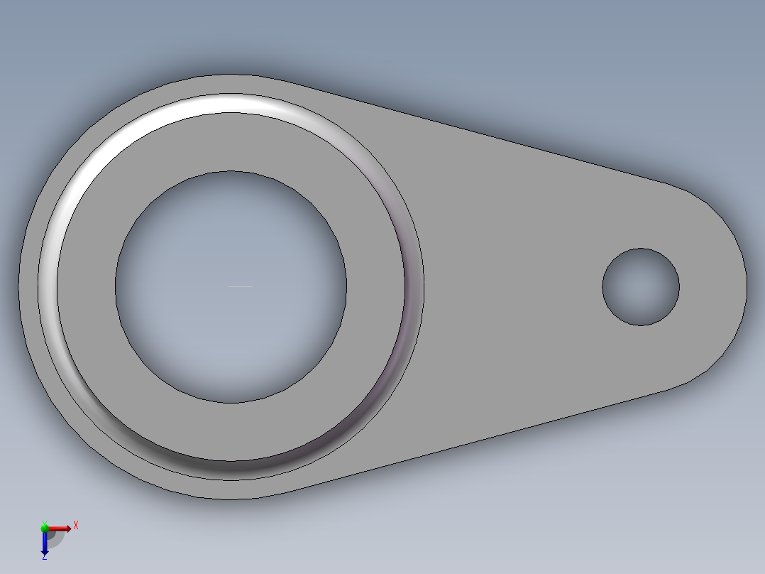 SW格式3D图(模型练习题)-011俯视图