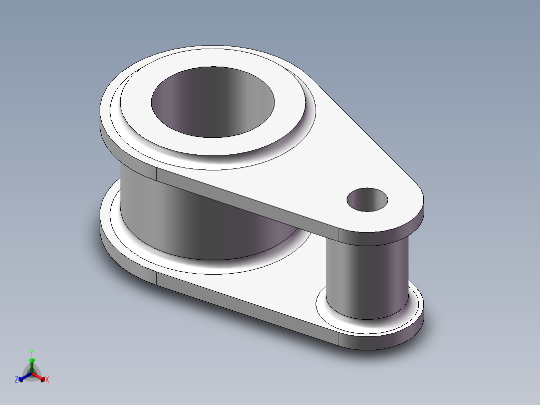 SW格式3D图(模型练习题)-011正等轴测图