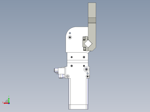 德克斯TUNKERS气缸数模V2 40 BR2 T12 A50_A51_A52后视缩略图