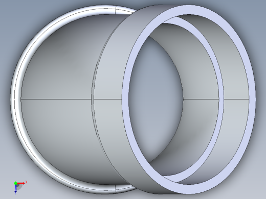 船舶管路系统S4_SeaDrainPLUS_1-8Bend-SxS_37E165004_4in Sea Drain Plus - 45 Bend - SxS俯视缩略图
