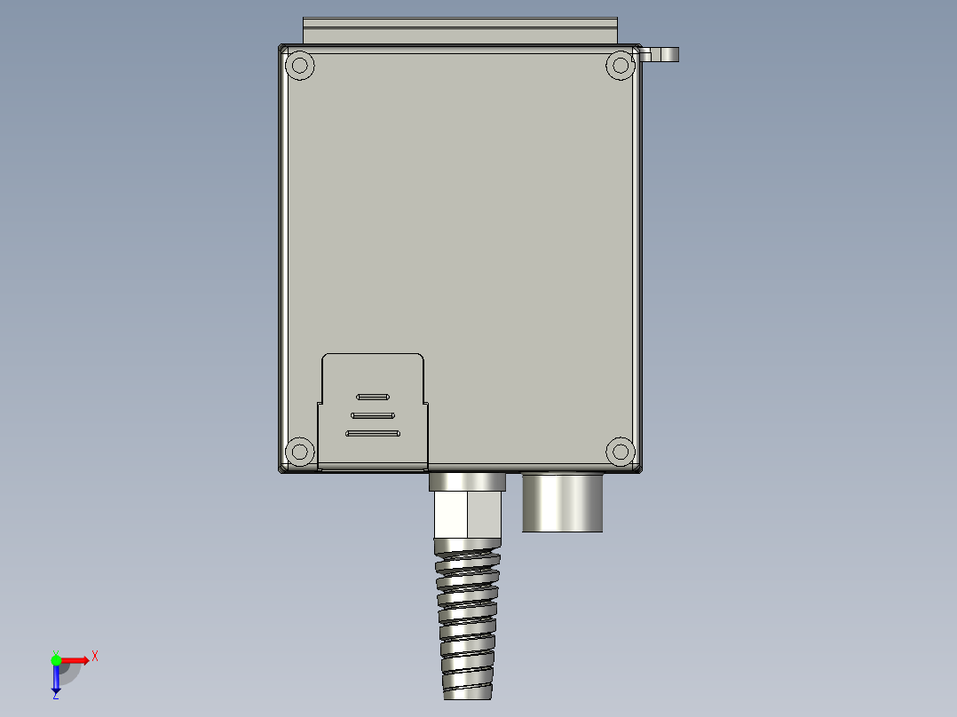 上银线性制动器STEP_LAK2D俯视图