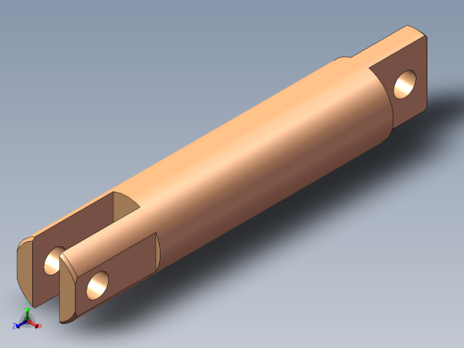S26 连杆1正等轴测缩略图