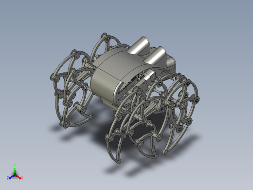电控“风力仿生兽”玩具爬行机器人