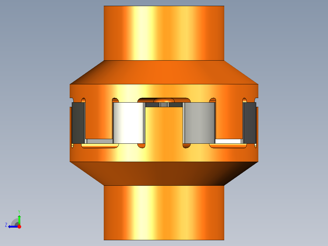 弹性联轴器MN-04右视图