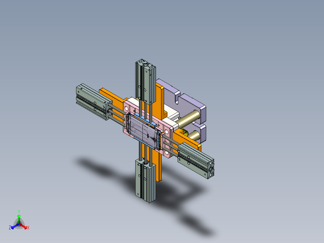 X1-B-笔记本CNC工装夹具三维模型CNC8xiaohua主视图