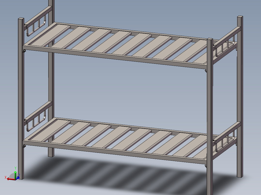 折叠双层床模型614652===40ku