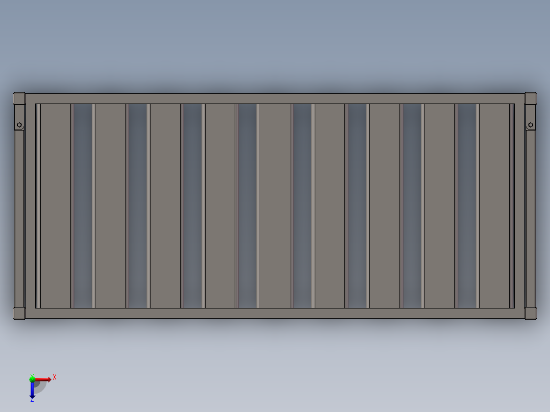 折叠双层床模型614652===40ku俯视图