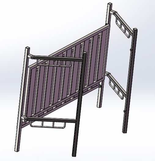 折叠双层床模型614652===40ku