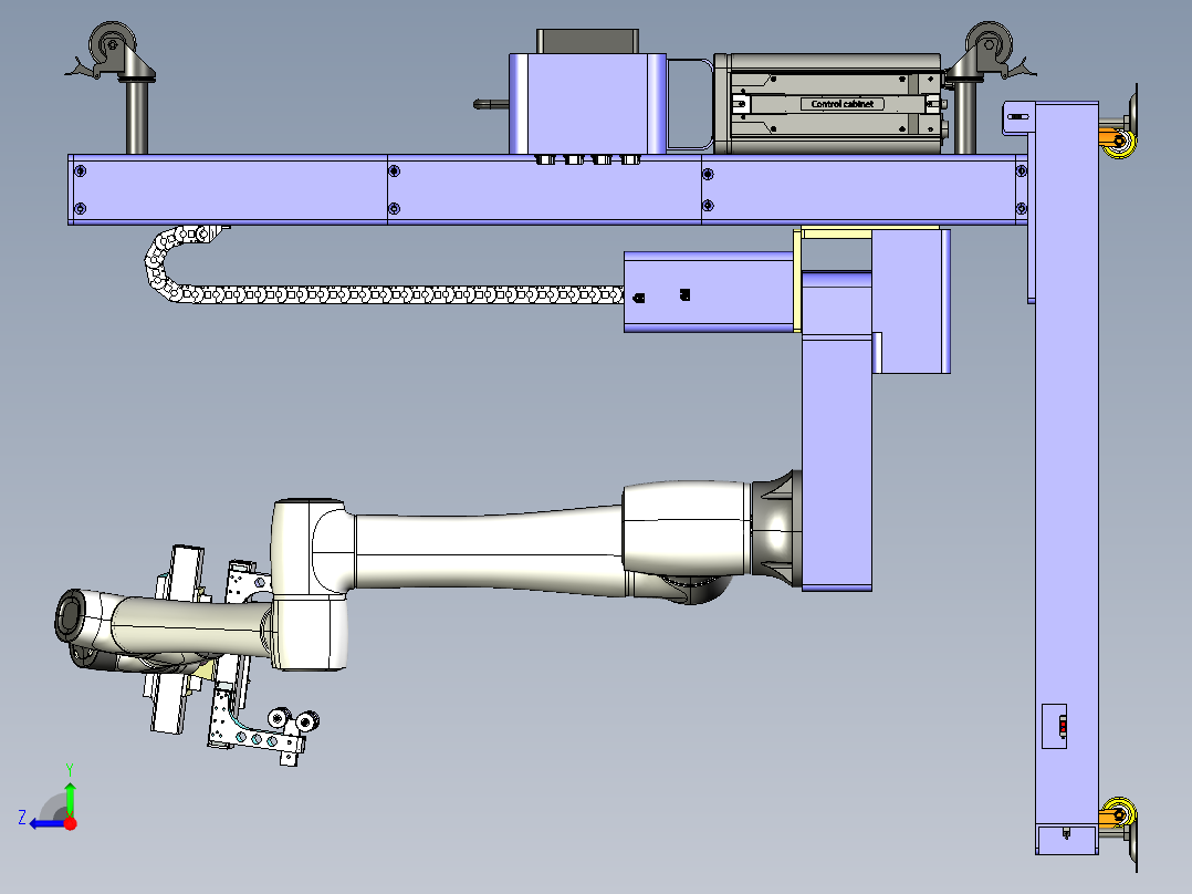 线性码垛机step右视图