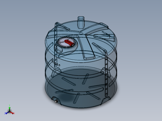 储水桶正等轴测缩略图