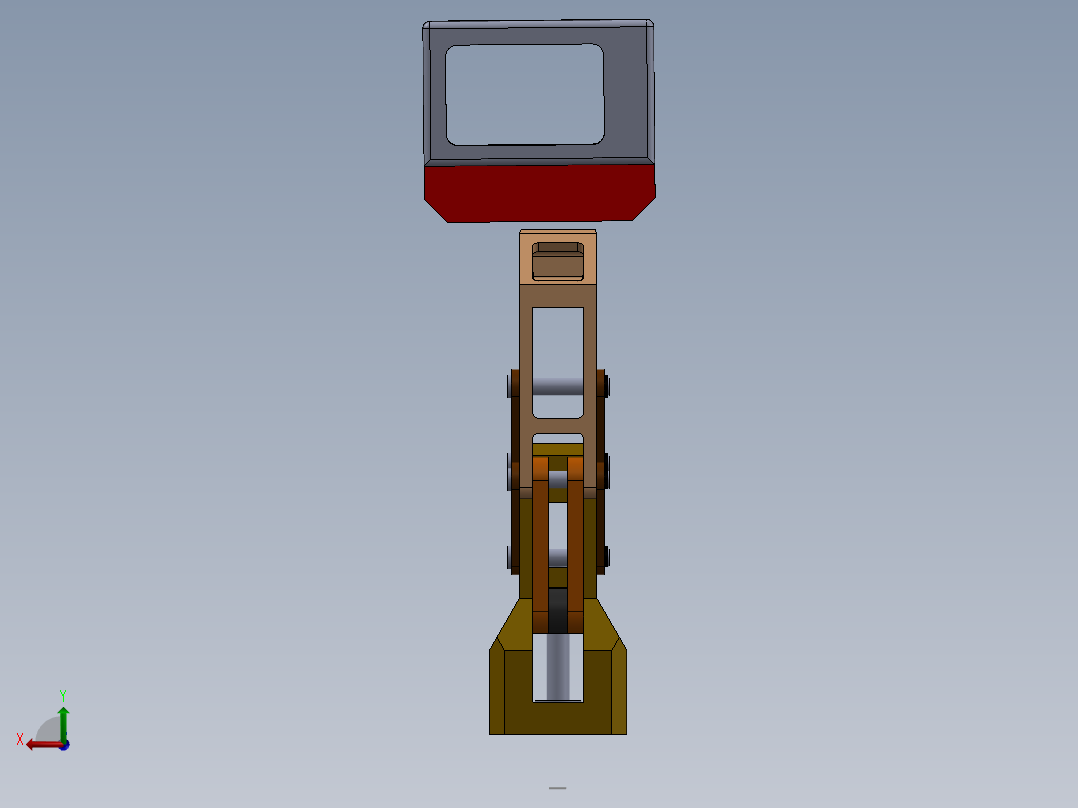 夹持器含工程图后视图
