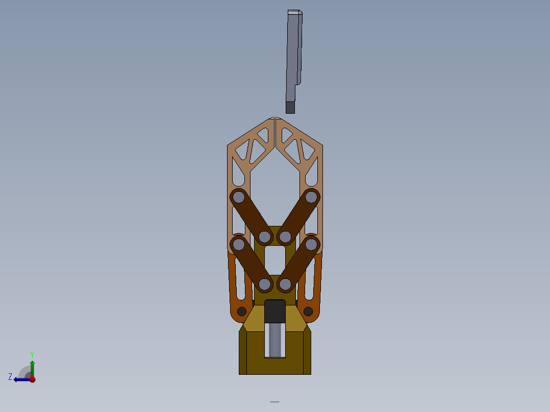 夹持器含工程图右视图