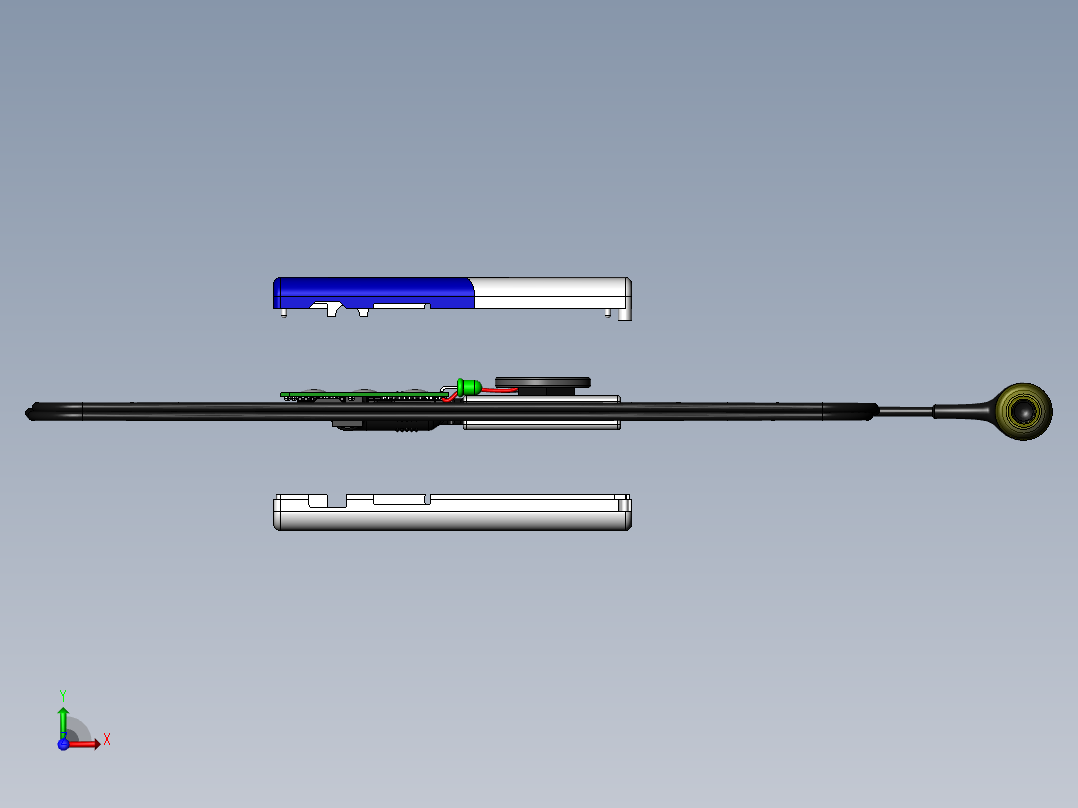 音乐播放器mp3前视图