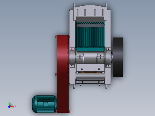 3131颚式破碎机结构设计与三维建模 462148前视缩略图