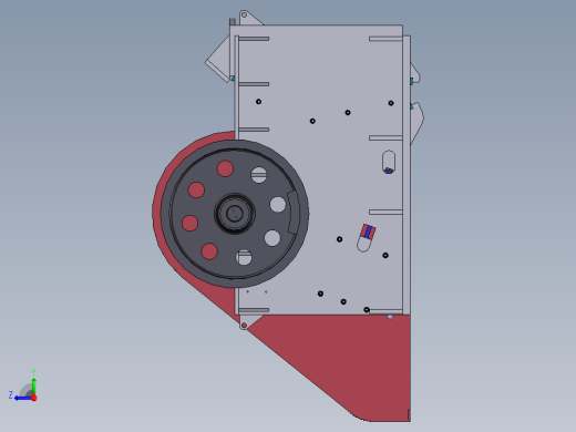 3131颚式破碎机结构设计与三维建模 462148右视缩略图
