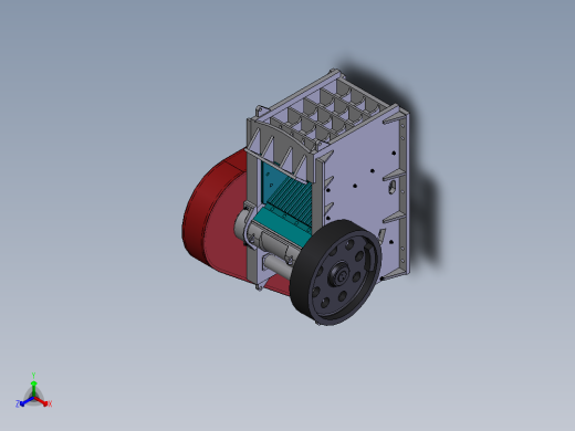 3131颚式破碎机结构设计与三维建模 462148正等轴测缩略图