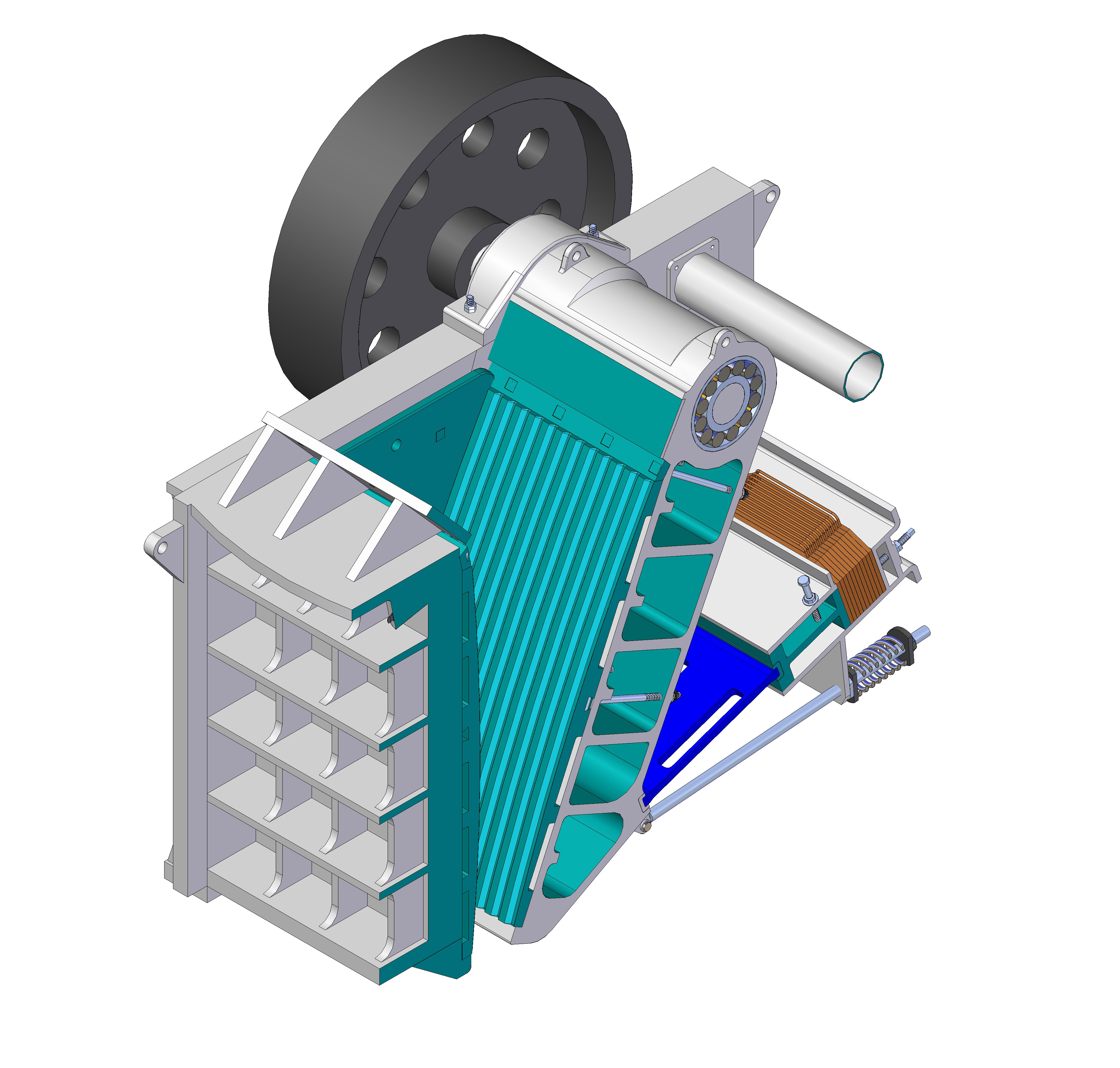 3131颚式破碎机结构设计与三维建模 462148