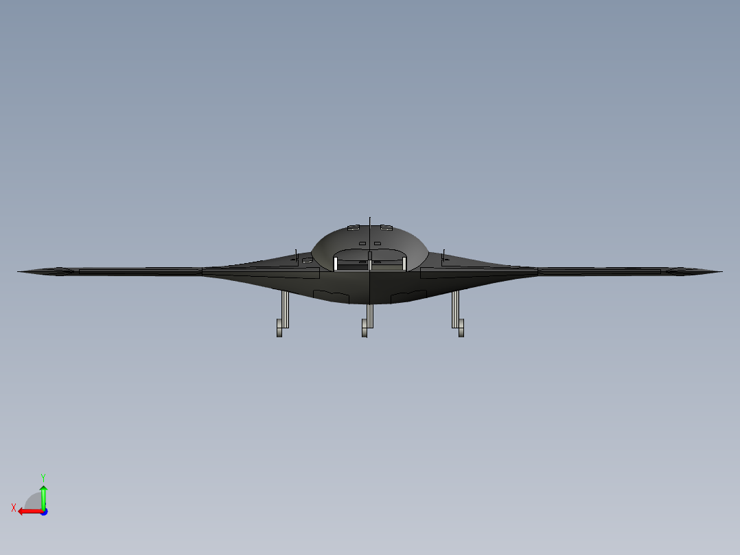 B5轰炸机后视图