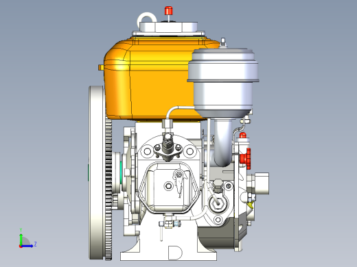 柴油发动机左视缩略图