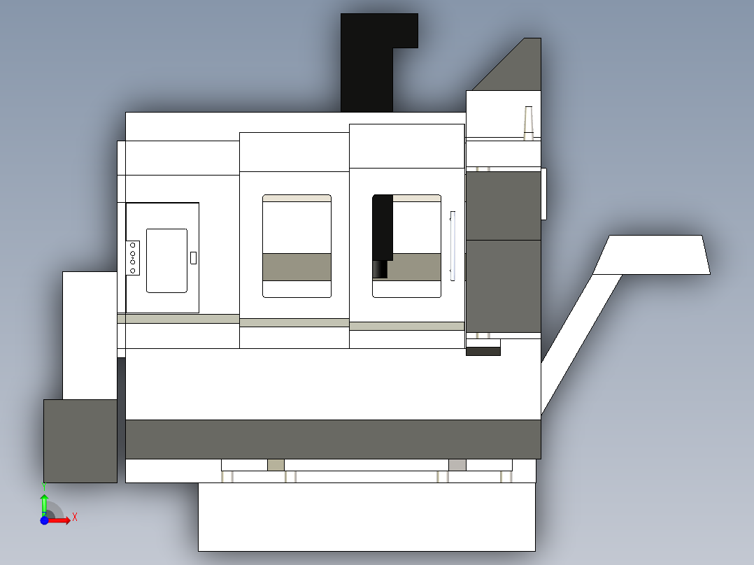 B2004731-奥科玛 M560加工中心前视图