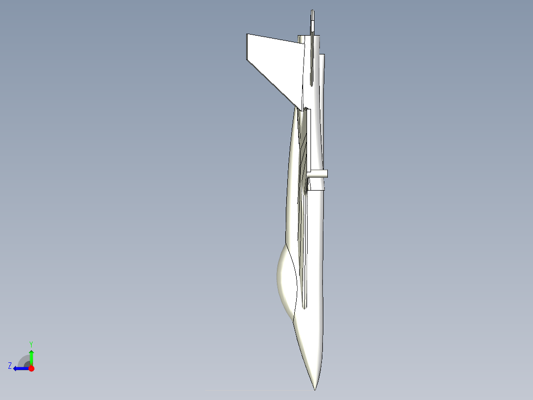 A2004895-F18 尾翼右视图