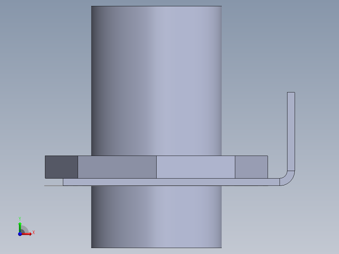 定制工件前视图