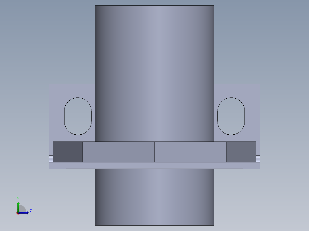 定制工件左视图