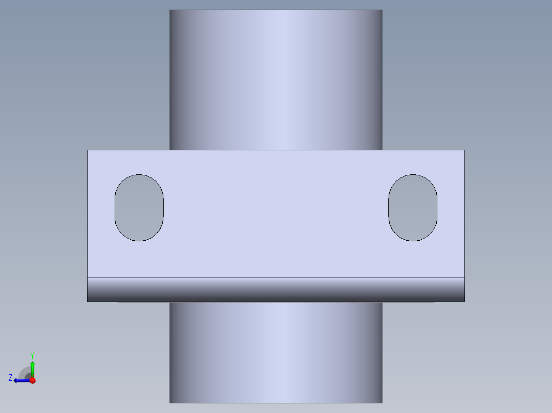 定制工件右视图