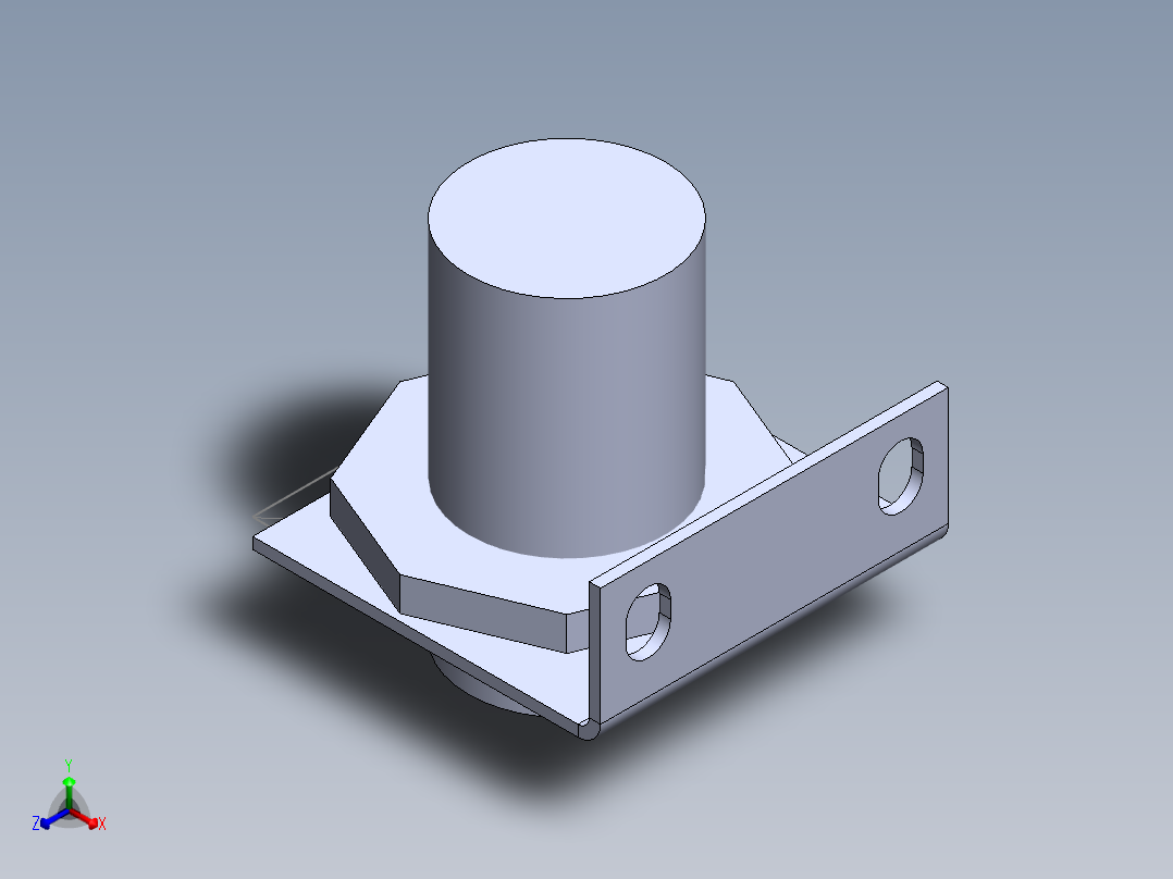 定制工件正等轴测图